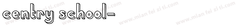 centry school字体转换